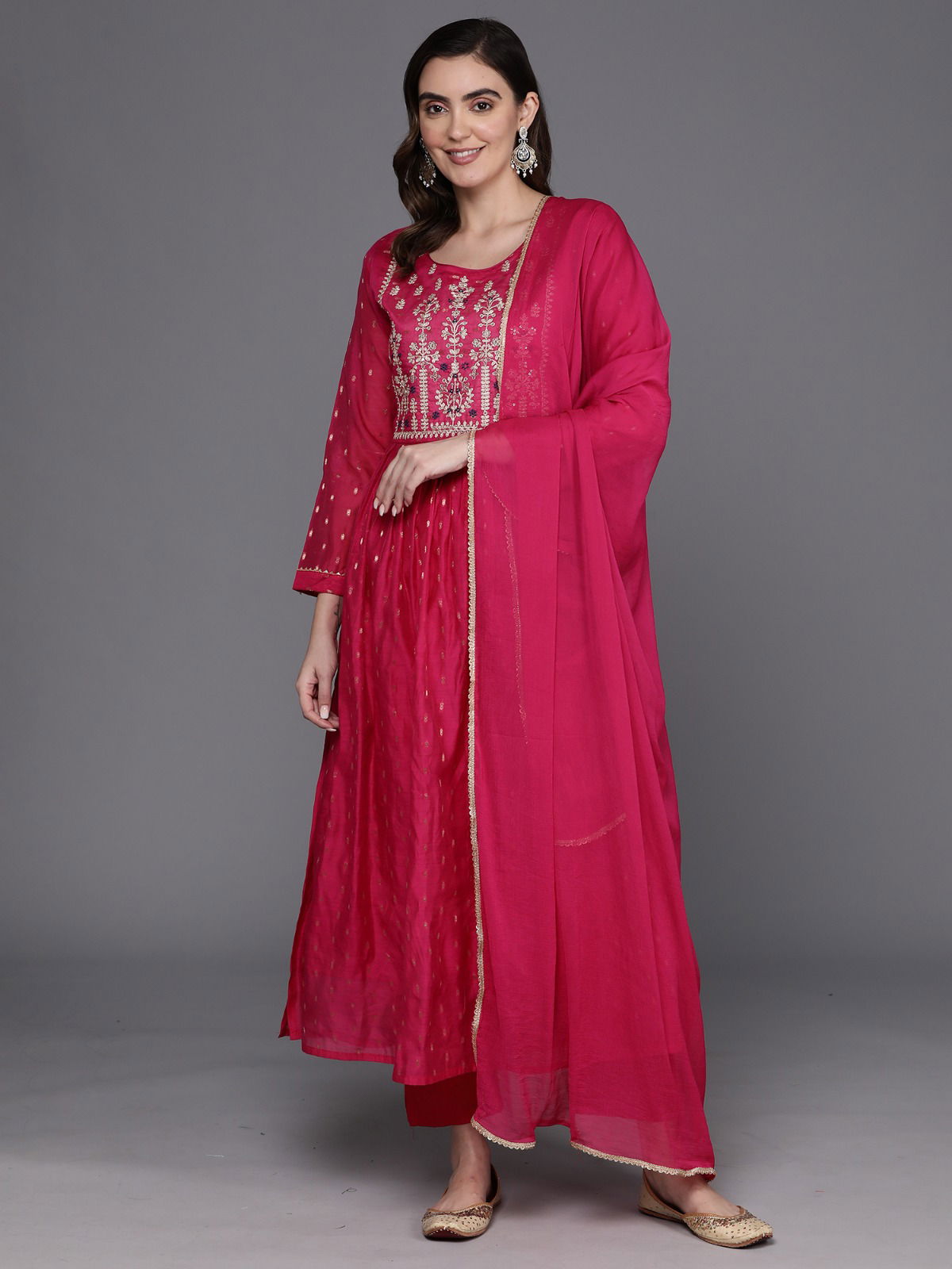 Indo Era 2366 Liva Rayon Designer Kurti Pant With Dupatta
